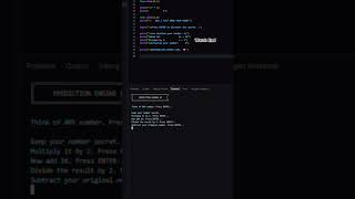 Python Predicted Your Number… HOW! 🧠💀 #Python #CodeQuest #Shorts