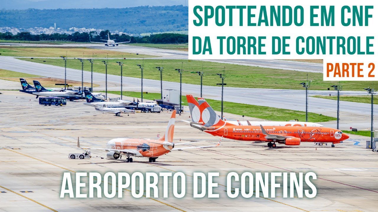 Spotteando em Confins de um ângulo diferente, da torre de controle - PARTE 2
