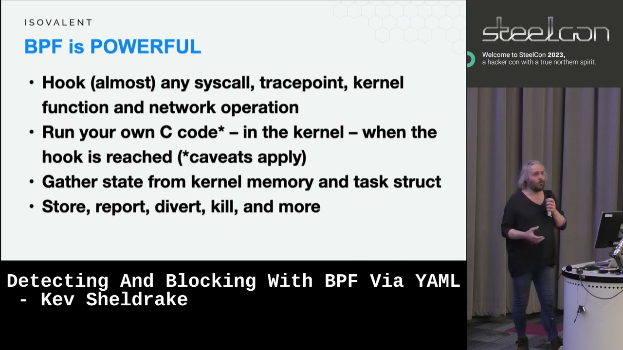 Detecting And Blocking With BPF Via YAML by Kev Sheldrake