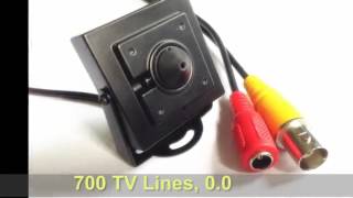 700TVL Low Light Pinhole Camera ,Small CCTV Wired Camera China Supplier