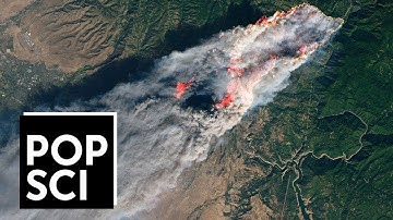 This is What Wildfires Look Like from Space