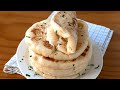 Pan plano turco BAZLAMA - Receta de pan plano en la sartén fácil y delicioso - Pan SIN horno