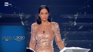 Sanremo 2020 - Il monologo di Rula Jebreal