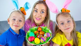 Coloring Easter Eggs With Gaby And Alex