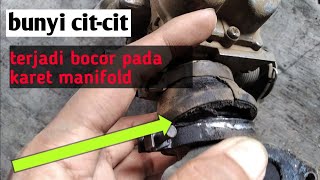 Cara ganti karet manipol beat karbu