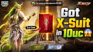 Got X-Suit in 10 UC! 😱 UNCUT | 3rd Time Lucky | PUBG MOBILE #pubgmobile 