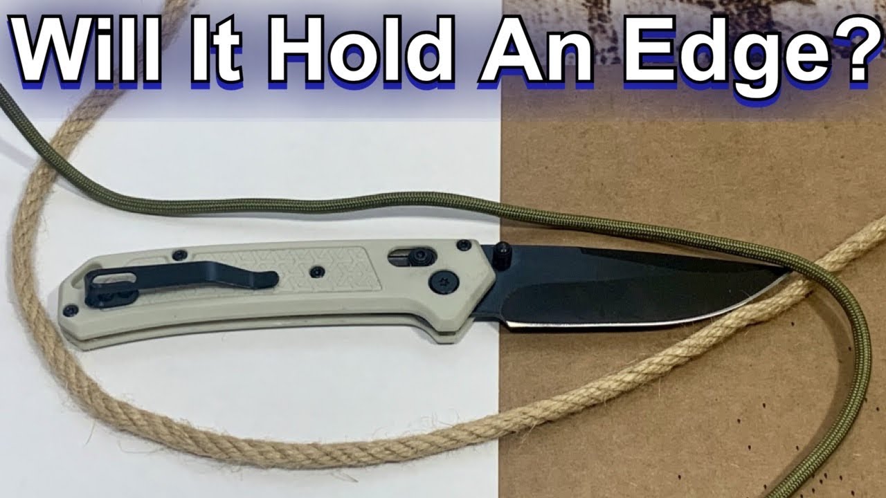 $5 Ozark Trail Axis Lock Knife From Walmart - Does It Hold An Edge After Sharpening?