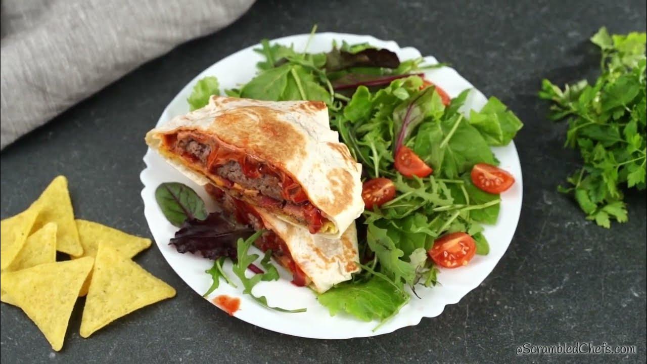 Bacon Cheeseburger Crunchwrap Recipe YouTube