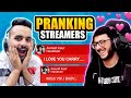 PRANKING your favourite YOUTUBERS & STREAMERS !! FT.@CarryMinati