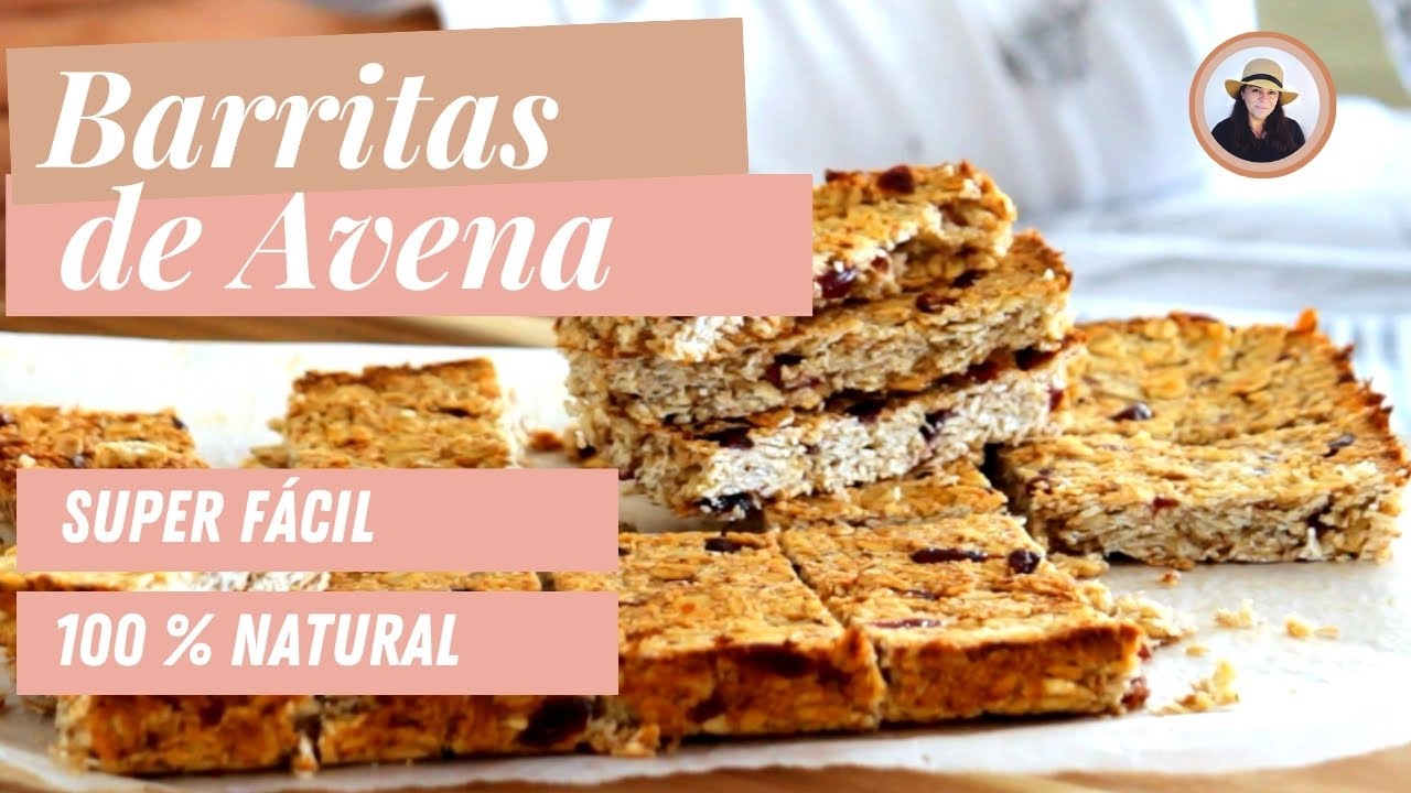 ¡DELICIOSAS BARRITAS DE AVENA CASERAS: SALUDABLES y FÁCILES de HACER! | ALDENTEGOURMET
