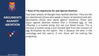 Christian Ethics Unit 3 Session 5