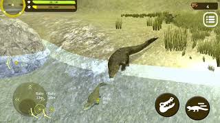 Wild Crocodile Family Simulator Game adventure - Android Gameplay hf screenshot 5