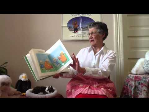 Grandma Goose reads "Shy Charles"