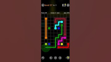 Flow Free - Rectangles - Rectangle Pack - Level 57 (9x11)