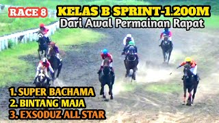 KELAS B SPRINT1.200M Kuda Pacu ARAGON STABLE Juara. Piala TIGA MAHKOTA & PERTIWI CUP 2024