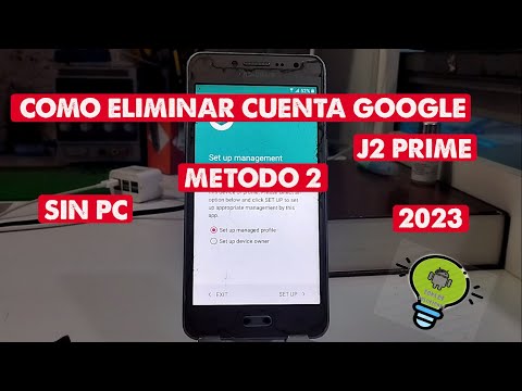 ELIMINAR CUENTA GOOGLE -J2 PRIME-  -SIN PC- METODO 2 (2023)