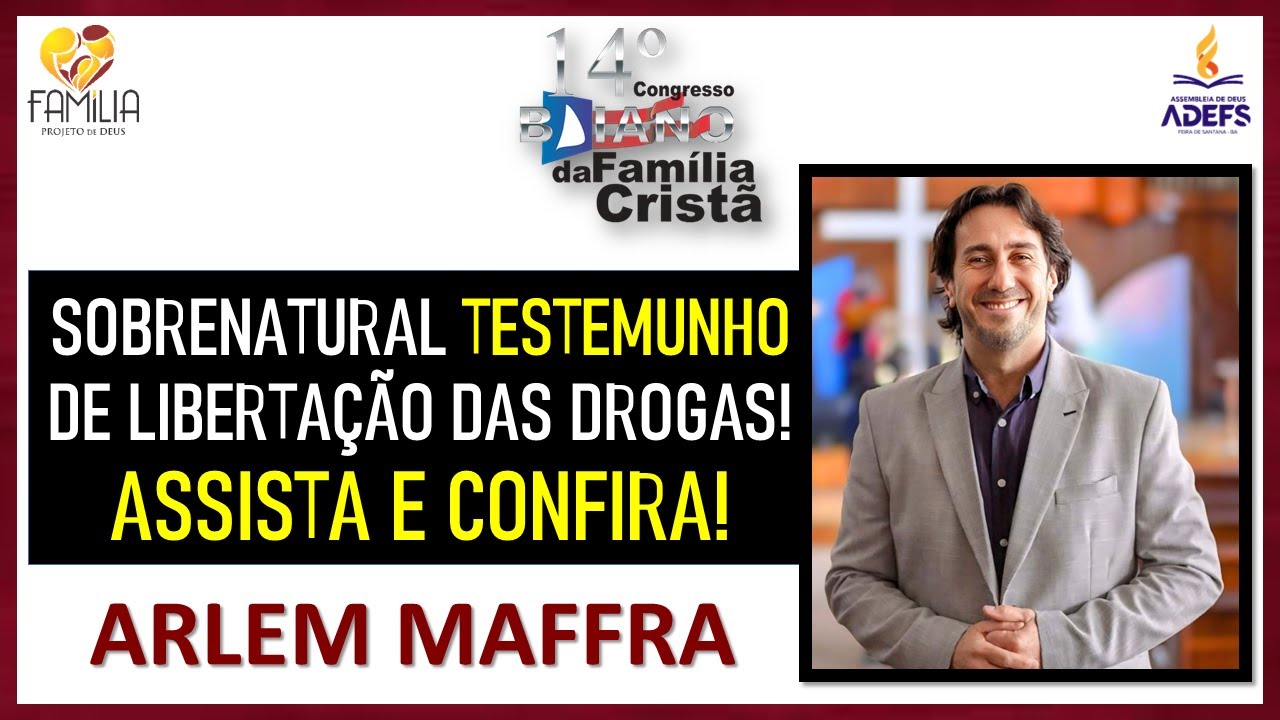 SOBRENATURAL TESTEMUNHO DE LIBERTAÇÃO DE ARLEM MAFFRA!
