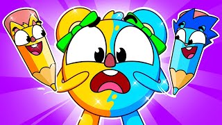Funny Drawing Pencil | Who stole the city's colors?+More Colorful Cartoons For Kids