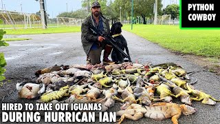 Hired To Take Out Iguanas During Hurricane Ian