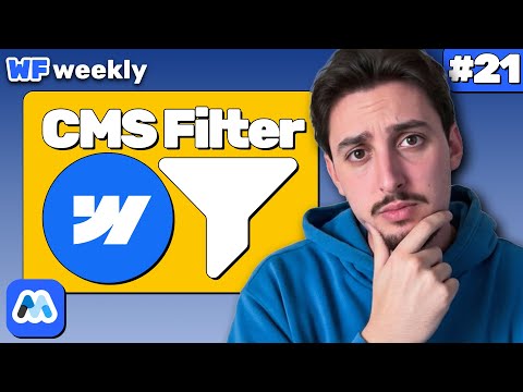 Use This To Build Custom CMS Filters In 5 Minutes (Webflow Code Components) - WF Weekly #21