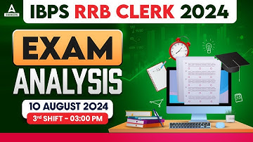 IBPS RRB Clerk Analysis 2024 | RRB Clerk 3rd Shift Analysis | Asked Questions & Expected Cut Off