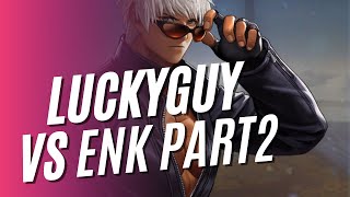 KOF ARENA 2024 GAMEPLAY COMBO LUCKYGUY VS ENK 2 INTENSE BATTLE! HOW TO GET K IN KOF ARENA #viral