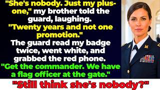 She's Just My Plus-One, My Brother Told The Gate Guard—Then The Seal On My Badge Froze Him.