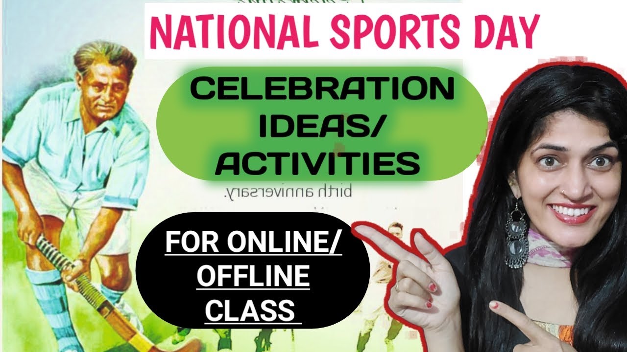 How to celebrate national sports day Online, national sports day Ideas