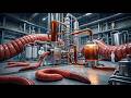 Inside the Giant Earthworm Extract Factory – (Full Process) How Luxury Vermiculture Juice Is Made