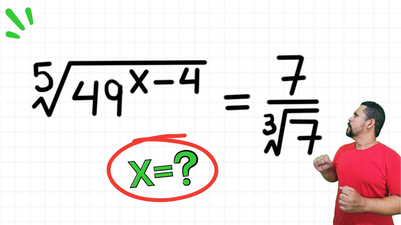 COMO RESOLVER essa Equação Exponencial