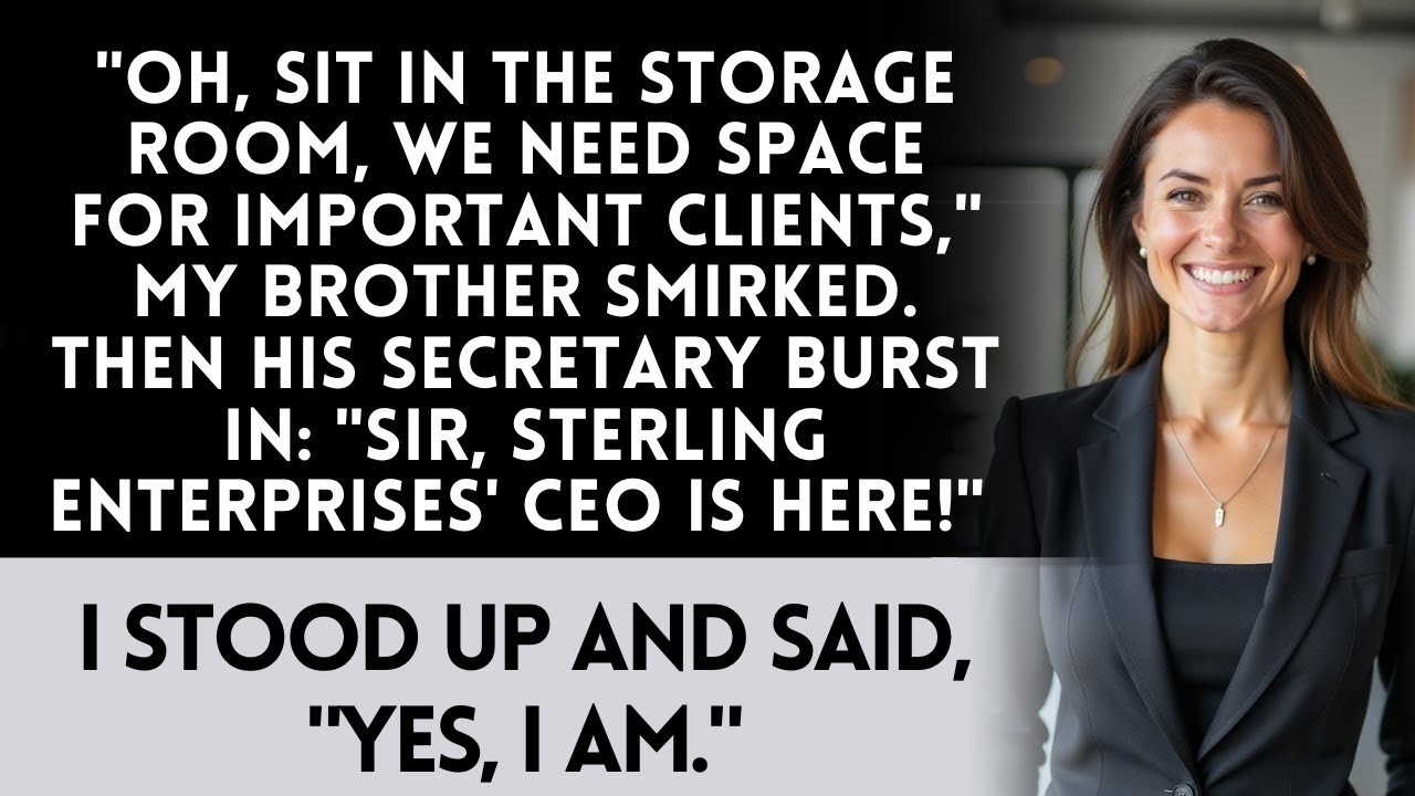 At The Family Business Meeting, They Seated Me In Storage—Not Knowing I Was Their Biggest Investor