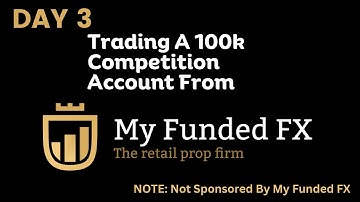 DAY 3 TRADING A 100K COMPETITION ACCOUNT FROM MY FUNDED FX
