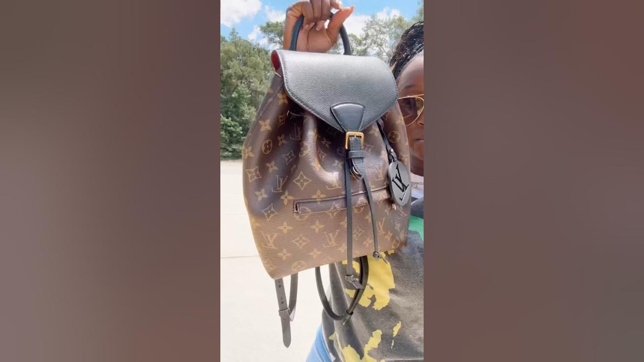 REVIEW* Louis Vuitton Mini Montsouris Backpack! What Fits, Mod Shots 