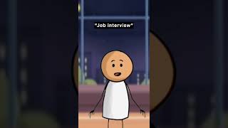 unexpected moment in interview.