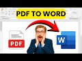 Convert PDF to Word: 2 Fast, Free & Easy Methods For Beginners!