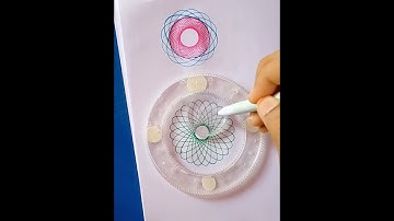 🌈 Pattern With Me 🧚🏻‍♀️ Spirograph Art 🦋 #shorts #patterns