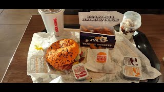 #FastFoodFriday Burger King Monster Menu 2025