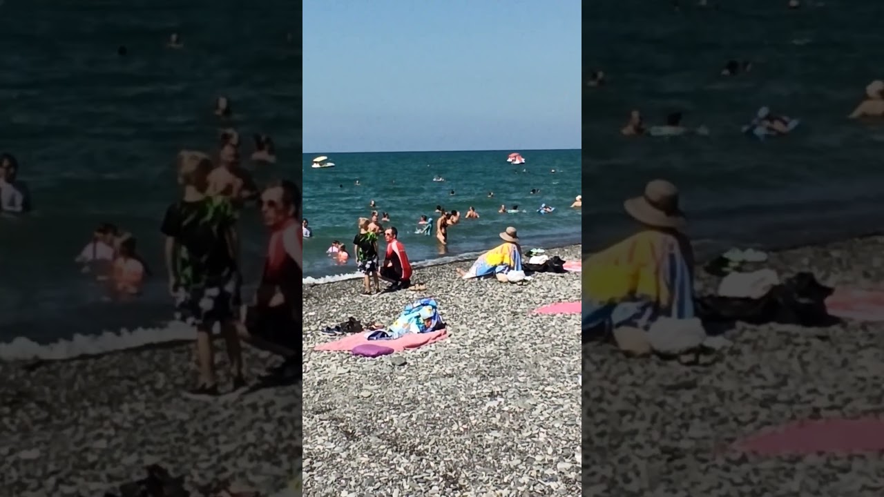 Sochi Black Sea Riviera Beach Walk   