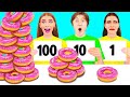 تحدي 100 طبقة من الطعام | حروب المزحة CRAFTooNS Challenge