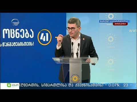 მამუკა მდინარაძის განცხადება