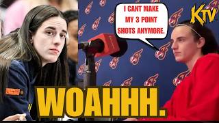 Caitlin Clark BRUTALLY HONEST on WHY she's NOT MAKING 3 POINT SHOTS ANYMORE