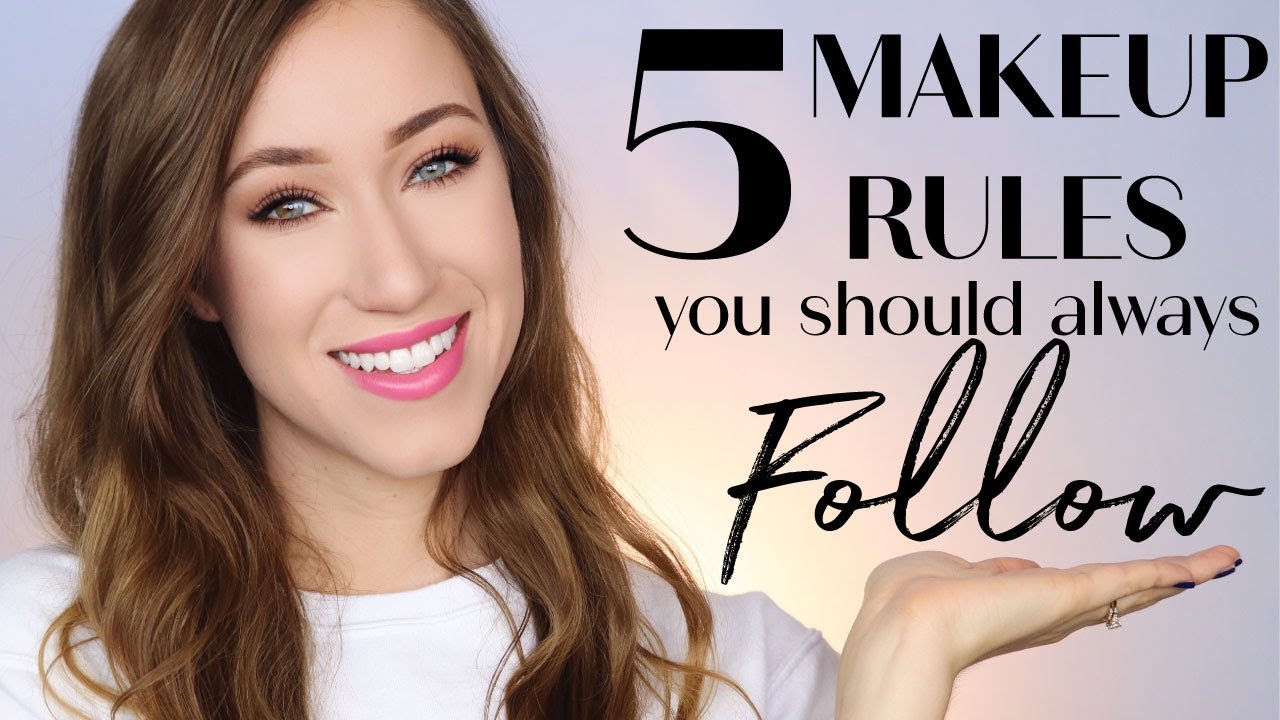 5 Makeup Rules You Should ALWAYS Follow | ALLIE - YouTube