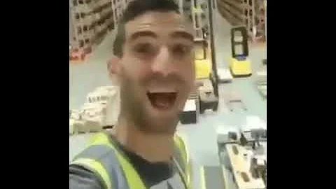 Making monkey noises at warehouse gone wrong...(monkey noises at warehouse)