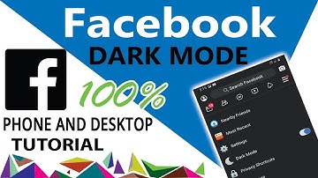 How To Enable Dark Mode In Facebook | Facebook Dark Mode New Update 2020 |  Facebook New Dark Theme