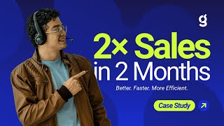 Smarter Sales, Real Results: How We Doubled Sales in Just 2 Months