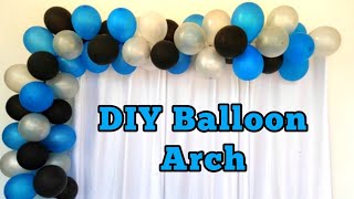 DIY Balloon Arch without any Balloon Arch strip || Balloon Decoration for Birthday | Anniversery .