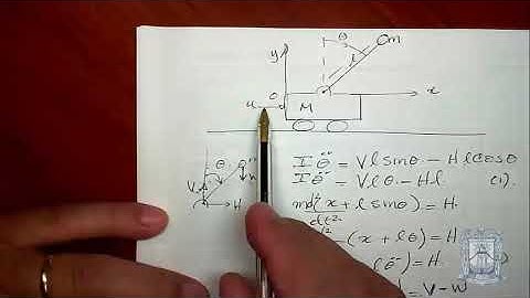 Lección 30 Péndulo Invertido: sus ecuaciones diferenciales