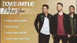 I Miss You - Blink182 (Lyrics)(Boyce Avenue ft Cobus Potgieter acoustic cover) on Spotify & Apple