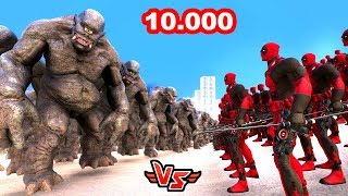 10.000 DEV ORK VS DEADPOOL 😱 - Süper Kahramanlar