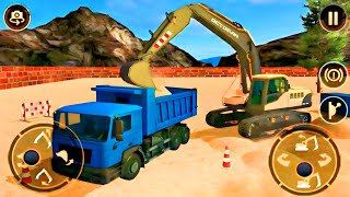Heavy Excavtor Crane Construction Sim 2023 - Heavy Construction Simulator - Android Gameplay #11 screenshot 4